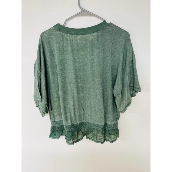 Free People Fall in Love Tee Washed Army - Picture 7 of 8